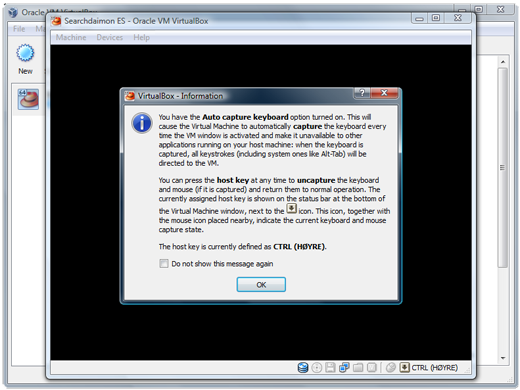 Es on Virtualbox 9